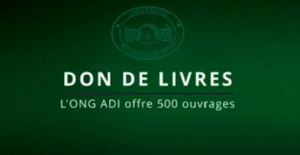 Don de Livres de l'ONG ADI à l'UFHB